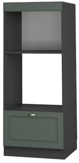 Vicco Mikrowellenschrank Fame-Line, Grün-Gold Landhaus, 60 cm offen