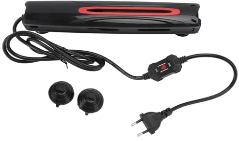 Tnfeeon Calentador Sumergible para Acuario, Calentador Digital de 1000 W para Pecera, Tortuga, Agua Salada y Agua Dulce con Controlador de Temperatura (Enchufe Europeo 220V)