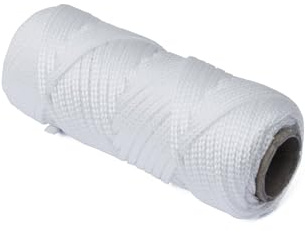 Treccia per riloga in polipropilene Ø 2,5 mm. bianca 20 mt. - utensile per fai da te, officina e manutenzione