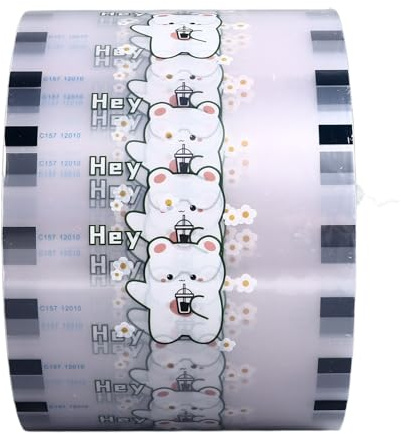 Pellicola Sigillante per Tazze da tè, Personalizzazione di Fascia Alta, Pellicola Sigillante per Tazze Sana, Resistente Alle Alte Temperature per Negozi di tè Al Latte