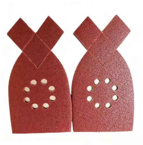 30pcs 240 Grit Sanding Pads Sanding Sheets 8 Holes Hook and Loop Sander Sheets for Black and Decker KA220G KA230 Large Mouse Sander Pads