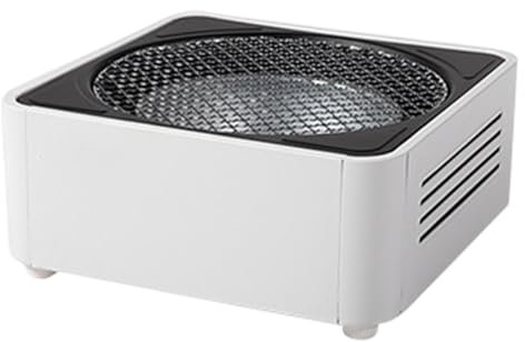 Grill fumoir de table, barbecue au charbon de bois,Barbecue rond domestique - Poêle à charbon Portable, gril à charbon Compact pour la maison, le jardin et l'extérieur