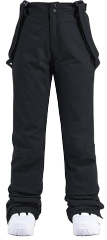Skihosen für Herren Winterhose Herren Gefüttert mit Träger Skihose Herren Wasserdicht Thermo Arbeitshose Herren Thermo Latzhose Herren Winter Baggy Ski Pants Snowboard Hose Männer Frauen