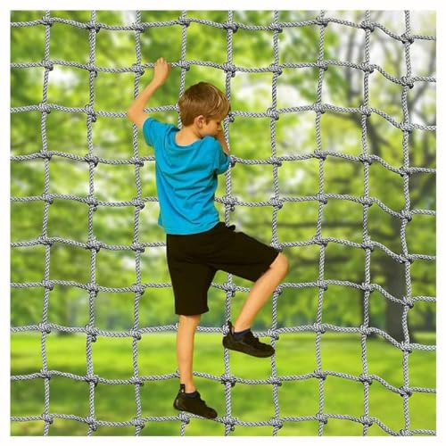 Kletternetz für Kinder Outdoor, Warennetz aus Polyamid, Strapazierfähiges Treppensicherheitsnetz,universelles(10mm*10cm,1X1m/3.3X3.3ft)