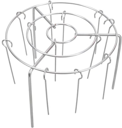 Support de brochettes pour friteuses à air comprimé - Support efficace pour brochettes de barbecue robuste pour griller dans les autocuiseurs - Brochettes en acier inoxydable