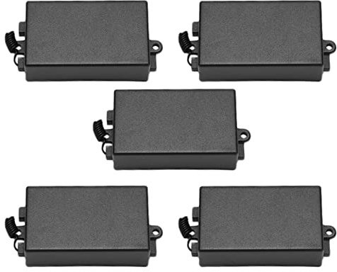 Uikdjgu 5X Universal 433 MHz AC 220V 1 Canal de Interruptor de Control Remoto Mini Modulo de Receptor de Rele Inalambrico para 433 MHz Transmisor de Garaje