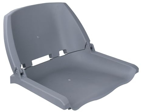 LeeQinersw Klappbarer Bootssitz, Direkter Ersatz für Bequemes, Faltbares, Praktisches Bootsstuhlzubehör, Grau