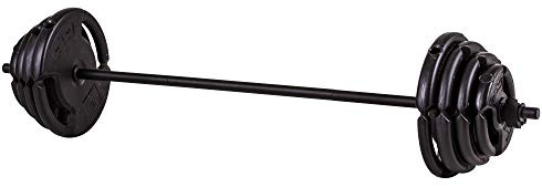 Step Club Quality 4-vikt deluxe skivstång set (inkluderar stången) från Step Fitness