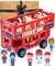 Jaques of London Bus Toy for Toddlers, Red Double Decker Toy with Wheels, Perfect Wooden Toys Age 3+