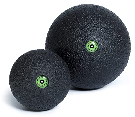 BLACKROLL® BALL Set, Massagebälle für die Selbstmassage, Fitness-Massagegeräte für effektives Training, BLACKROLL® Set: BALL 08 und BALL 12, Made in Germany, Schwarz