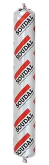 Soudaseal 215LM Soudal Hybrid-Polymer-Dichtstoff für Fassaden, 600 ml, mittelgrau