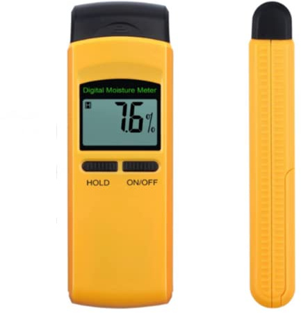SPORTARC Digitaler Feuchtigkeitsdetektor Feuchtigkeitsmesser Holz Ziegel Estrich Wohnwagen Tester für Holz Wand Beton Gips Ziegel Wohnwagen Boote und andere Materialien
