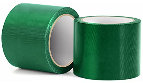 Qinglee Cinta de Reparación de Lona 8 cm x 10m, Camiones Cinta Adhesiva de Tela Impermeable, Cinta Selladora Resistente Adhesiva, para Fugas de Agua, Cubierta de Remolque, Tienda Campaña…