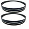 LYXDWRC Hoja de Sierra de Cinta de 2 uds., 2490x20x0,62mm, Hojas de Sierra de Cinta de 4 TPI for Corte de Madera, Herramientas de carpintería, Accesorios