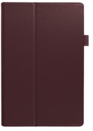INSOLKIDON Kompatibel mit Sony Xperia Tablet Z - 10.1 inch Tablet Hülle mit Standfunktion Slim PU Leder Schutzhülle [Auto Schlaf/Aufwachen] Schutzhülle mit Ständer Funktion (Braun)