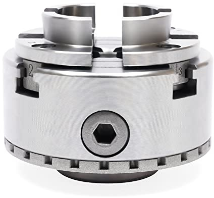 Backenfutter selbstzentrierend, 4-Backen Drechselfutter Profi Spannfutter mit Self-Centering Thread 100mm Vier-Backenfutter Drechselbank Tool für Drechselbank Drechselmesser selbstzentrierend