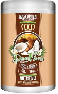 Dona Flora - Mascarilla Nutritiva de Coco & Argán - Hidratación Intensa - Reparación Profunda - Brillo Natural - Para Cabello Seco y Dañado - 1 kg