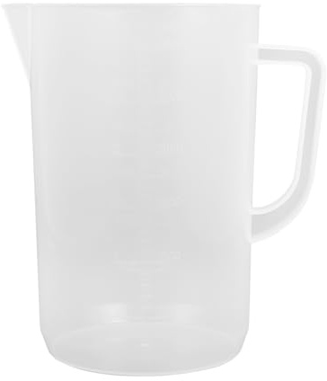 PRETYZOOM Tasse À Mesurer L'Huile Grande Capacité 3 L Verre Doseur Cuisine Avec Surface Graduée Poignée Anti-Chaleur Et Bec Verseur Pour Liquides Usage Ménager