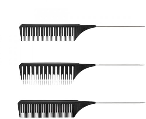 Kit 3 Pettini Colorazione Capelli per Balayage, Degradè, Ombre Hair