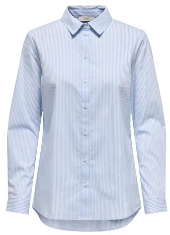 JdY Camiseta de Mujer Jdymio L/S WVN Noos, Color Azul., 44