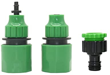 Schlaucharmaturen Schlauchadapter 20 Stück 4/7 8/11 mm Gartenschlauch-Schnellkupplungen 1/4 3/8 Zoll Schlauchwasser-Steckkupplungen mit 1/2 3/4 Gewinde-Bewässerungsrohranschlüssen (Farbe: C) ( Color :