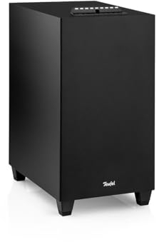 Teufel Subwoofer multicanale Concept 8 con ricevitore AV integrato con Bluetooth 5.0 Qualcomm aptX e AAC nonché tecnologia HDMI ARC CEC e Dynamore, funzione scheda audio USB-C