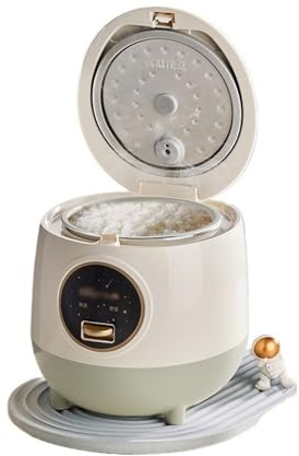 Olla arrocera eléctrica de 1,2 L for el hogar, miniolla arrocera de pequeña capacidad for 1-3 personas, cocina for dormitorio pequeño