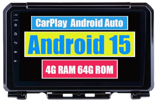 RoverOne 12 Zoll Auto Stereo Head Unit für Suzuki Jimny JB64 2018-2020 Android Auto CarPlay Bluetooth WiFi GPS Navigation