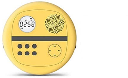 JOJIDE Lettore Dvd Portatile, Lettore CD Ripetitore Lettore CD Portatile Lettore Dvd Mp3 Studente Domestico Ascolto Lettore CD CD,per casa,Auto(Yellow)