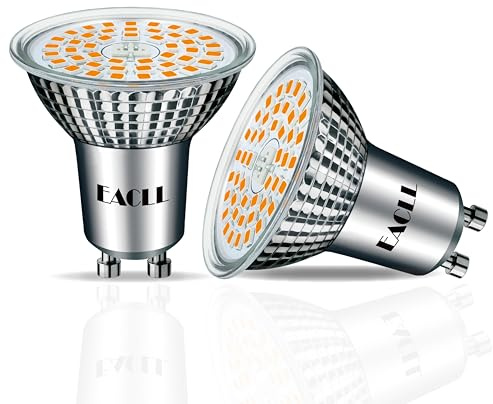 EACLL GU10 LED Lampe 10W Ersetzt 125W Halogen Leuchtmittel. Warmweiss(2700K) 945 Lumen Birnen, Abstrahlwinkel 120 Grad Spot, AC 230V Flimmerfrei Strahler, Nicht Dimmbar Reflektorlampen, 2er-Pack