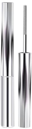 Metal Wand Mascara – Waterproof Curling Iron Mascara for Natural-Looking Lashes | Smudge-Proof, Zero Clumps, Brushless Eye Lash Makeup for Women, Precision Lash Separation, Long-Lasting Volume