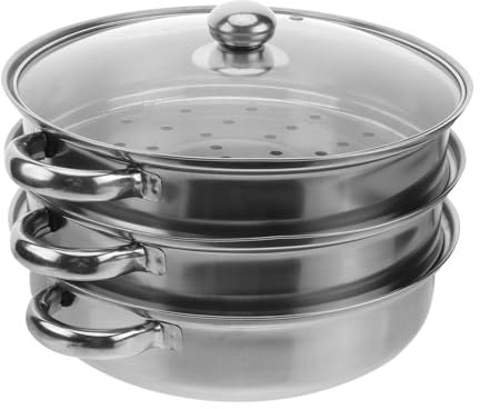 Pentola Multifunzione Acciaio Inossidabile Strati Design Antigraffio e Cucinare Regali