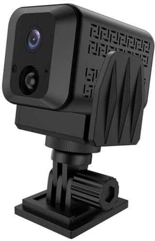 Fangxuee Mini Telecamera di Sicurezza 4G o Telecamera Wi-Fi HD 1080P con Visione Notturna Wireless, Protezione Video, Telecamera A Infrarossi con Movimento