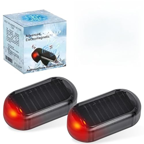 Ruichi 2PCS Electromagnetic Car Deicer, Car Defroster, Electromagnetic Car Snow Removal Device, Electromagnetic Antifreeze Snow Removal Deicer, Winter Essential Car Gadgets