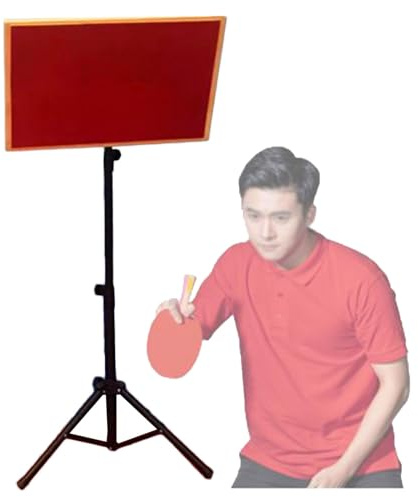 NIUSABOU Table Tennis Return Board, Table Tennis Return Board With Folding And Angle Adjustment For Home And School Training