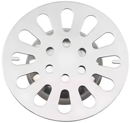 Rejilla de Drenaje de Piso Redonda, Tapa de Desagüe en Acero Inoxidable para Baño y Cocina, Sumidero Anti-Olor para Ducha(8.5cm/3.35in)