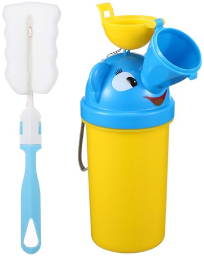 MUSISALY Tragbares Töpfchen für Kleinkinder aus Abs mit Starkem Verschluss und Verschleißfestigkeit Reise Töpfchen für Babys im Auto und Outdoor Einsatz Zufällige Farbe