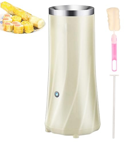 Tube Egg Cooker - 6.5 x 5 x 2.8 cm Egg Roll Preparer | Fast Heating Multifunctional Electric Breakfast Machine for Students, Beginners, Apartments, Morning Routine and Dormitory