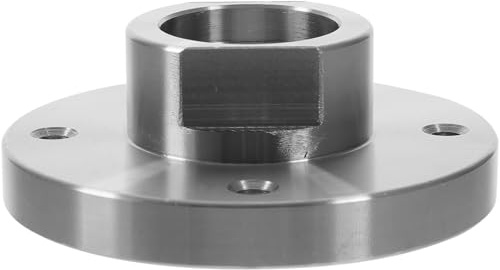 Veemoon Mandrin de Tour à Bois 3 Pouces 1”-8tpi, Plateau en Acier Fileté, Adaptateur pour Mandrin de Mini-tour, Accessoire pour Tournage sur Bois, Outil Précis pour Projets de Menuiserie