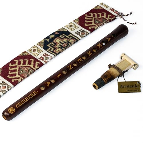 Armenisches Duduk Musikinstrument weiß apricot Holz Armenische Oboe Balaban Woodwind Instrument – Geschenk National Fall spielen Anleitung