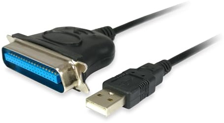 Equip USB auf Parallel Adapterkabel 1.5m schwarz
