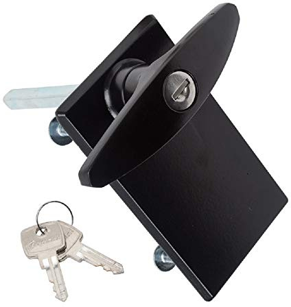 Garador Garage Door Handles & Locks (Black T Handle)