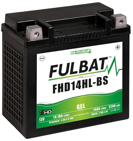 FULBAT Batterie Motorrad FULBAT Gel FHD14HL-BS (Harley.D) 12V 14,7AH 220A