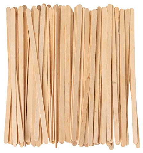 Gusto [500 Count] 5 Inch Wooden Coffee Stirrers - Biodegradable Eco-Friendly Stir Sticks for Coffee, Cocktails, & Tea