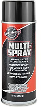 OPTI-LUBE Multi-Spray: 11OZ CAN AEROSOL LUBE with Straw (1 Can)