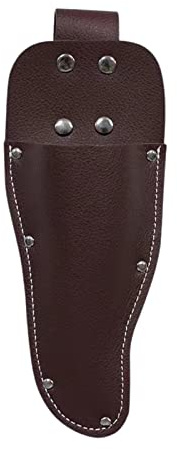 Voiakiu Funda para jardín | Bolsa Herramientas Bolsillo para Tijeras jardín, Tijeras podar, alicates | Pruner Holster para Herramientas jardinería marrón 3.54x9.40 Pulgadas