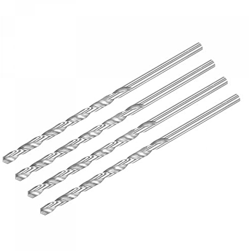 sourcing map 4 Stück HSS Metallbohrer 6mm, Spiralbohre 160mm LängeHochwertige Universalbohrer fur Edelstahl und Metall