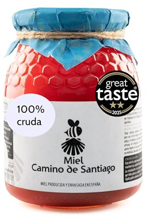 100% Miel Cruda y Pura de Abeja - Natural y Artesana - España - Sin Procesar - No Pasteurizada - Antioxidante - Sin Filtrar - Mielato - Alto Contenido en Sales Minerales (1000 gr, Castaño)