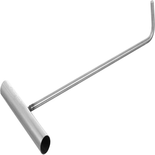 Schachtdeckel-Hebewerkzeug, Edelstahl-T-Griff-Haken, Abflussgitter-Heber, Sturmabfluss-Abdeckungshaken for Garten, Straße, Zuhause, Fensterläden, Türen, Wasserzähler, Schlüssel (Color : 12MM, Size :