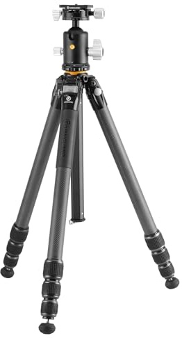 Vanguard Veo 5 304CB250S - Trípode de Viaje de Carbono, rótula de Bola